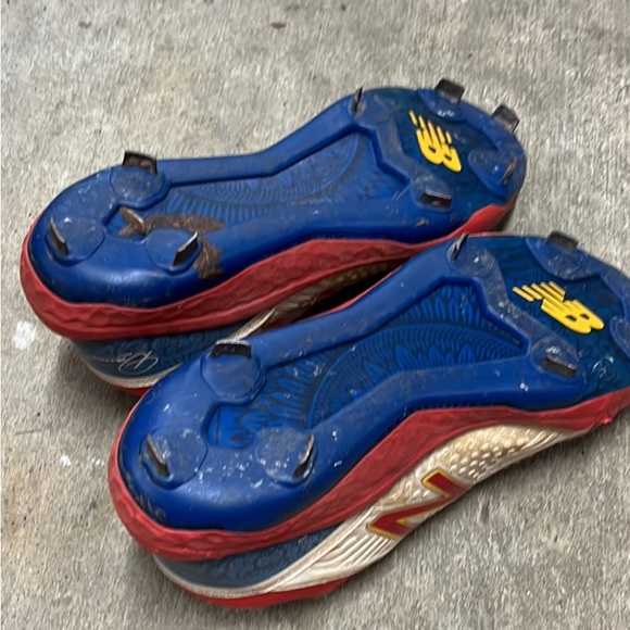 New Balance sunflower seed baseball spikes - Picture 1 of 2